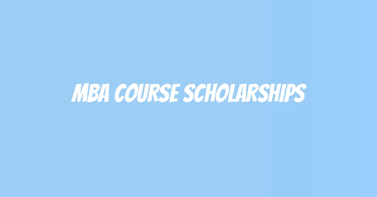 MBA Course Scholarships